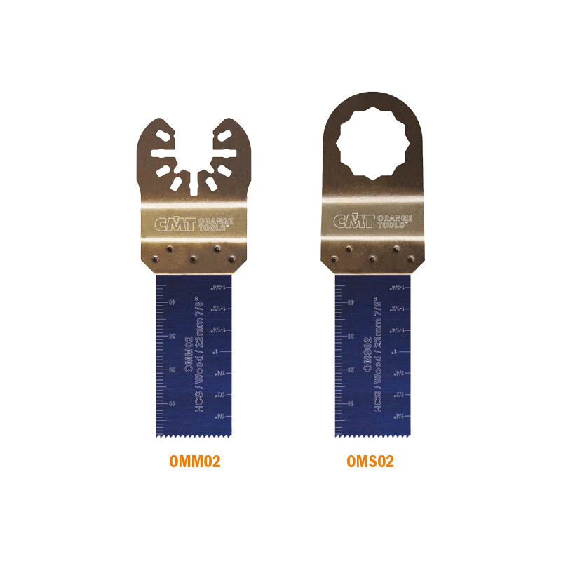 Oms02 x5 5 Lame Per Taglio Legno Hcs 22x48mm 18tpi o