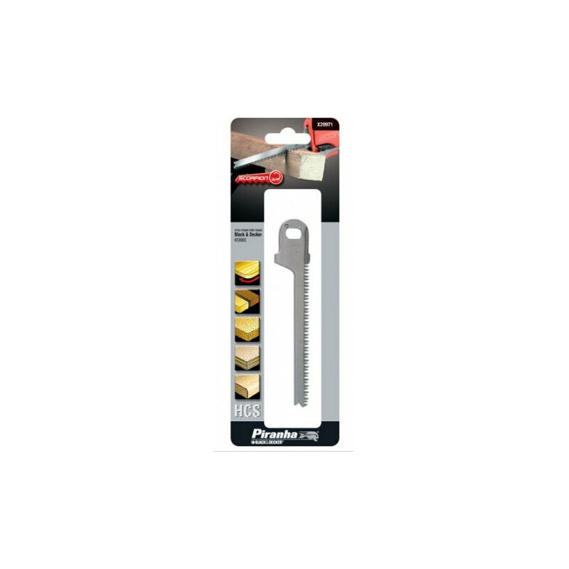 Lama di ricambio hcs 134 mm KS890 e KS890E per Scorpion b&d X29971