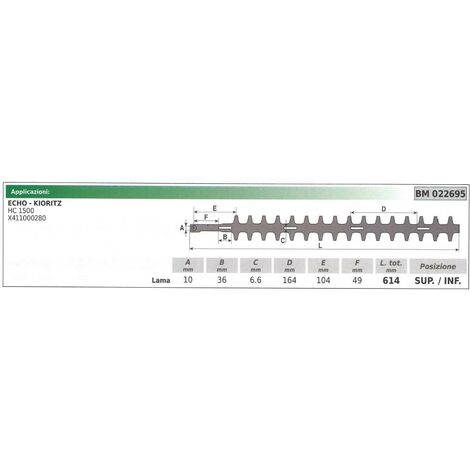 Lama superiore / inferiore ECHO tagliasiepe HC 1500 022695 X411000280