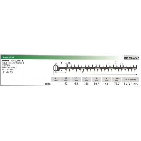 Lama superiore / inferiore MAORI tagliasiepe GTMT26 015797