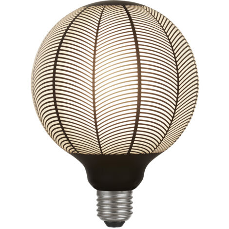 Lamapadina Contemporanea Magic Vetro Nero Grigio 1 Luce E27