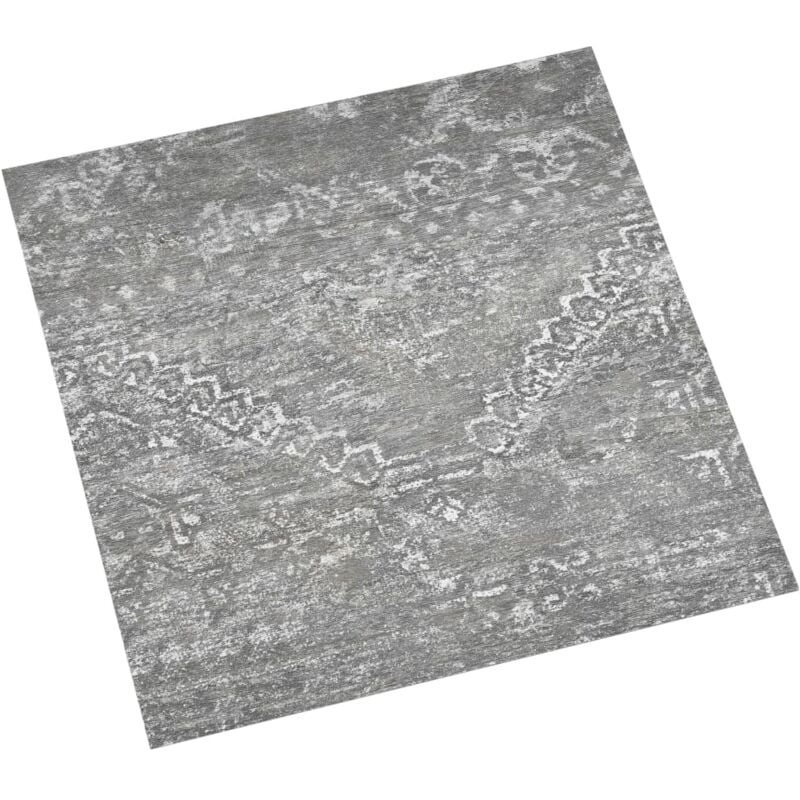 

Lamas de suelo autoadhesivas 55 uds PVC 5,11 m² gris hormigón - Gris - Vidaxl