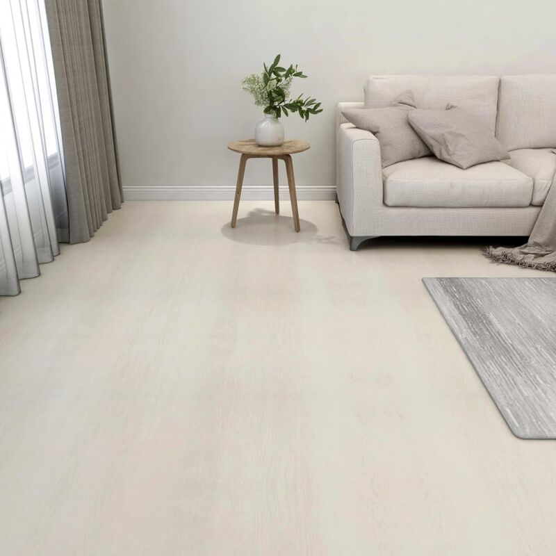 

Lamas para suelo autoadhesivas 55 piezas PVC 5,11 m² beige