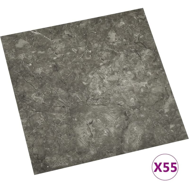 

Lamas para suelo autoadhesivas 55 piezas PVC 5,11 m² gris - Gris - Vidaxl