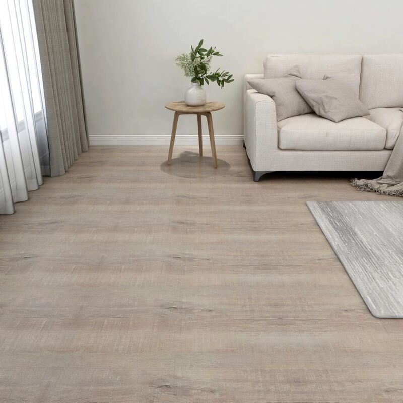 

Lamas para suelo autoadhesivas 55 piezas PVC 5,11 m² gris taupe