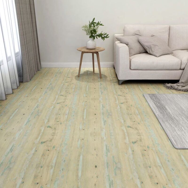 

Lamas para suelo autoadhesivas 55 uds PVC 5,11 m² marrón claro