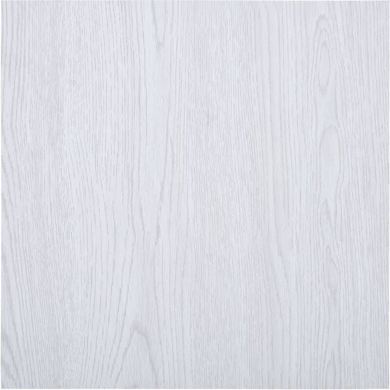 

Lamas para suelo autoadhesivas PVC blanco 5,11 m²