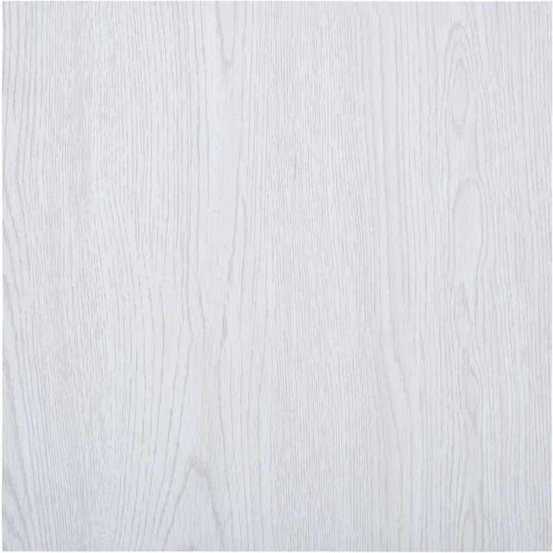 

Lamas para suelo autoadhesivas PVC blanco 5,11 m² - Blanco - Vidaxl