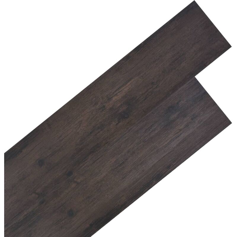 

Lamas para suelo de PVC 5,26 m² 2 mm roble gris oscuro