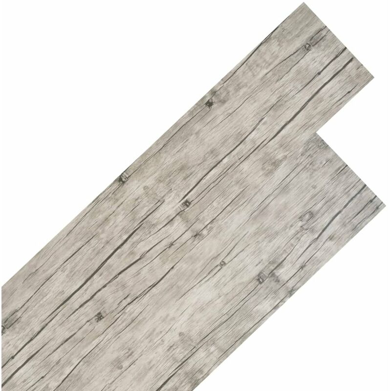 

Lamas para suelo de PVC 5,26 m² 2 mm roble