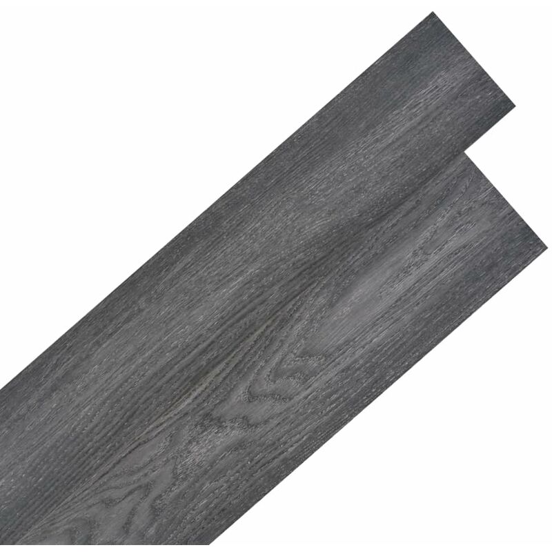 

Lamas para suelo de PVC autoadhesivas 5,02m² 2mm negro y blanco