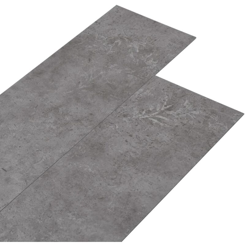 

vidaXL Lamas para suelo de PVC autoadhesivas gris hormigón 5,02 m² 2mm - Gris