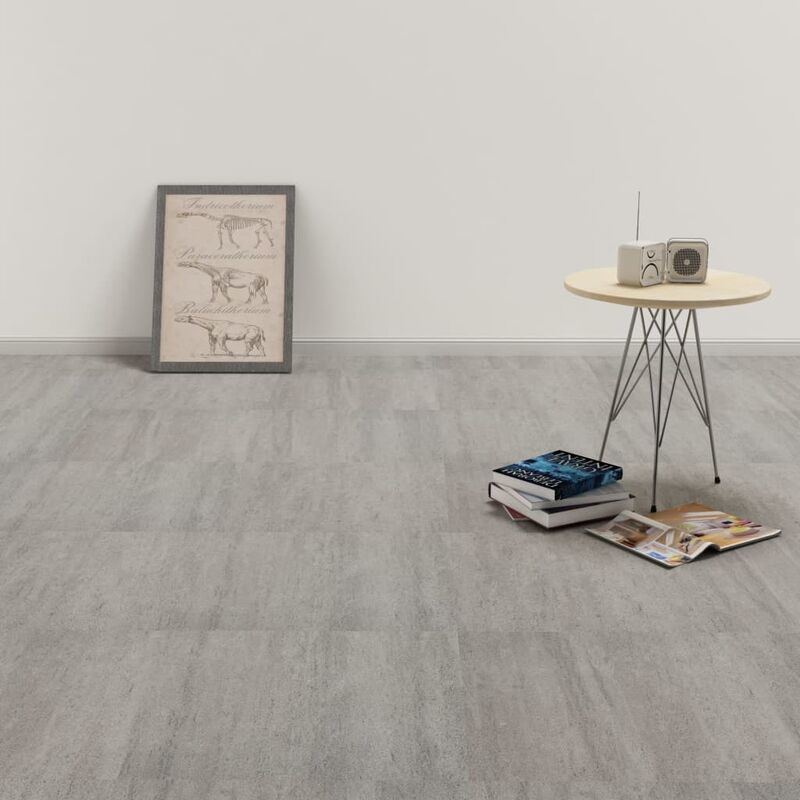 

Lamas para suelo de PVC autoadhesivas gris punteado 5,11 m²