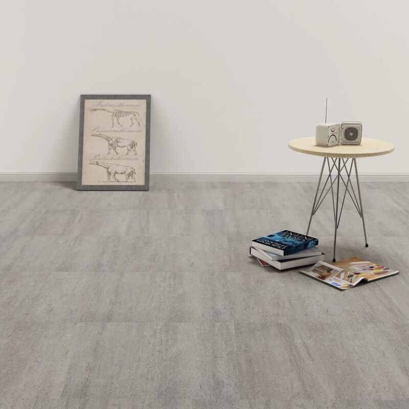 

Lamas para suelo de PVC autoadhesivas gris punteado 5,11 m² - Gris