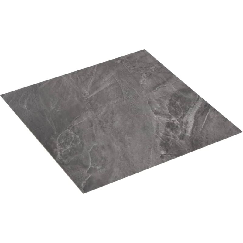 

Lamas para suelo de PVC autoadhesivas negro con motivos 5,11 m² - Negro - Vidaxl