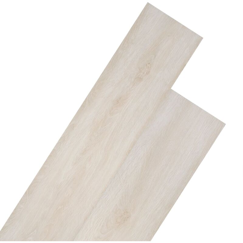 

vidaXL Lamas para Suelo de PVC Roble Clásico Blanco 4,46 m² 3 mm - Blanco