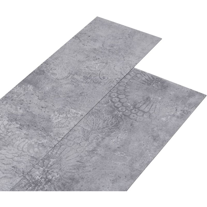 

Lamas para Suelo de PVC Gris Cemento 5,26 m² 2 mm - Gris - Vidaxl