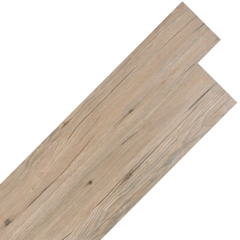 

Lamas para suelo PVC autoadhesivas 5,02m² 2mm roble marrón - Marrón