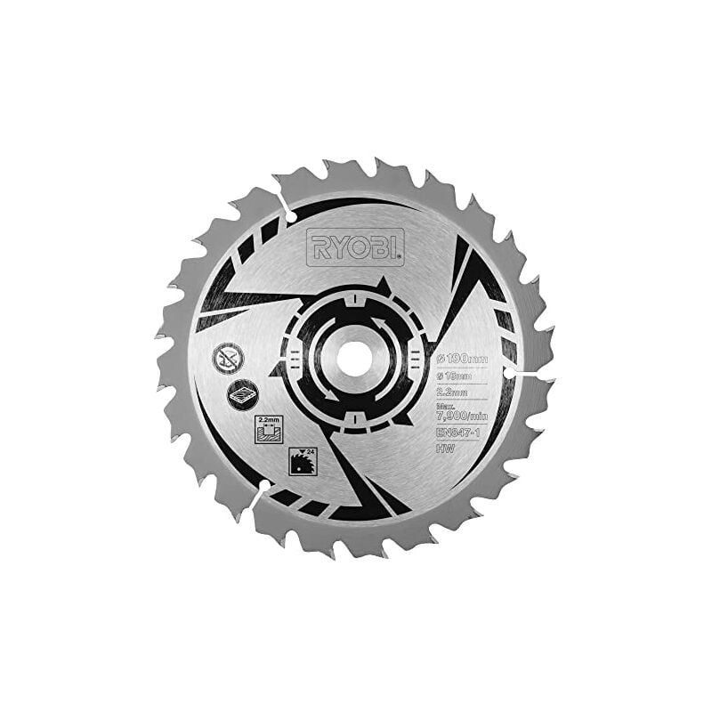 Ryobi - Lame pour scie circulaire 190mm 24 dents CSB190A1