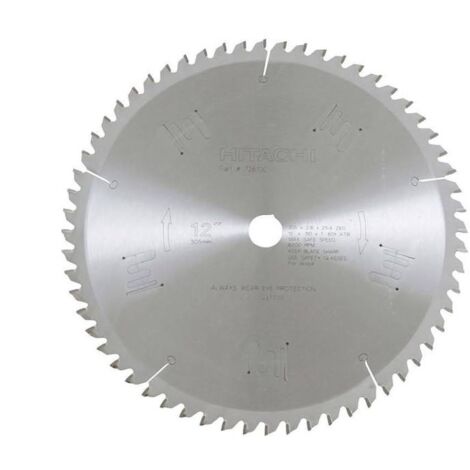 Lame Ø216 60 dents alés.30mm HIKOKI 752448