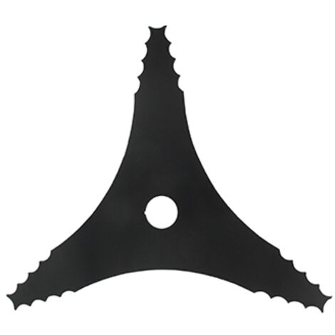 Lame 3 Dents Auto-affûtante Pour Débroussailleuses - Coupe De 250mm, Alésage 25,4mm, épaisseur 3mm.