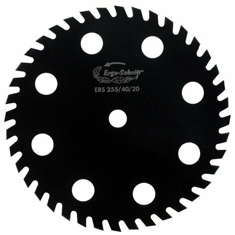 Lame 40 dents 255mm - 20mm ERGO-SCHNITT pour débroussailleuse