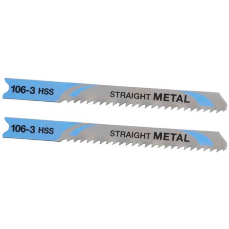 Lame 70x2 mm, per seghetto alternativo, per metallo-hss, 2 pezzi