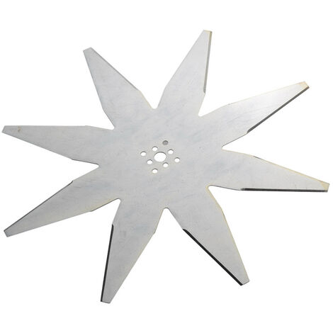 Lame 8 dents plate pour robots AMBROGIO série L200, L300 - STIGA Autoclip 520, Autoclip 522, Autoclip 523, Autoclip 524S, Autoclip 527, Autoclip 528S, Autoclip 530SG, Autoclip 550SG, Autoclip 920S - W