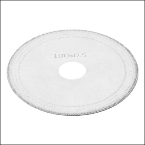 Lame à Dents Obliques 100x20x0,5 mm, Disque à Tronçonner Métal, Accessoire Perceuse Électrique, Coupe Fine et Précise, Acier
