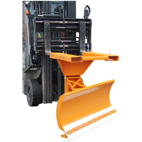 Lame à neige Bauer Südlohn SCH-P-V 150, peinte, jaune orangé