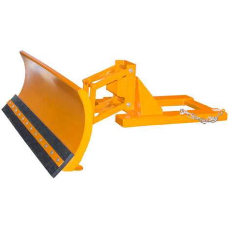 Lame à neige Bauer Südlohn SCH-U-G 180, peinte, jaune orangé