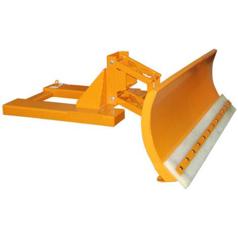 Lame à neige Bauer Südlohn SCH-U-V 180, peinte, jaune orangé
