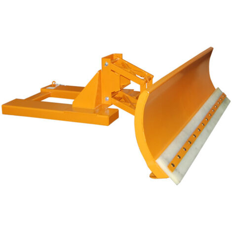Lame à neige Bauer Südlohn SCH-U-V 210, peinte, jaune orangé