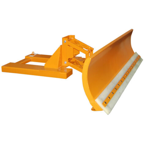 Lame à neige Bauer Südlohn SCH-U-V 240, peinte, jaune orangé
