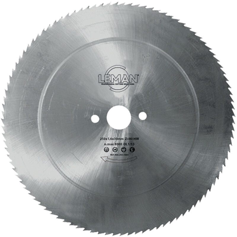 Leman - Lame Acier 350x2.5x30 100 Denture Couchee