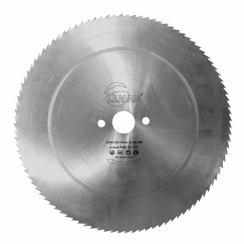 Leman - Lame Acier 400x2.5x30 80 Denture Couchee