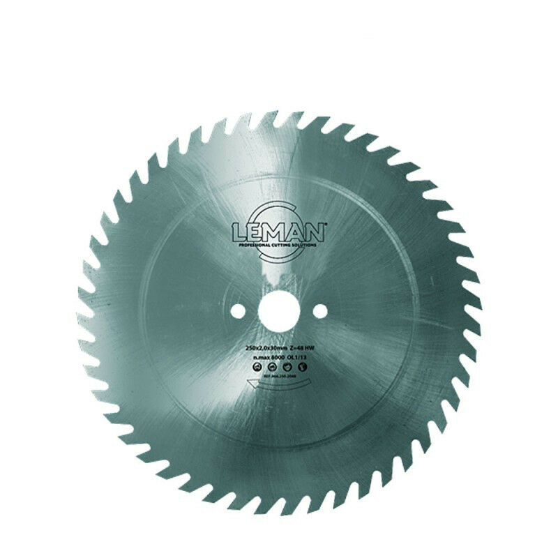 Leman - Lame de scie circulaire 966.550.2556 en acier D550x2.5x30mm 56Z pour la découpe de bois de chauffage et bois vert