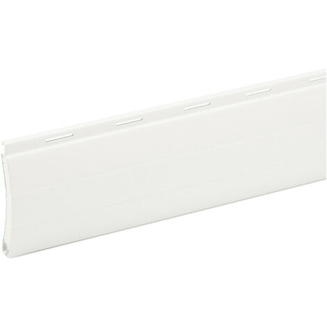 Lame aluminium courbe 39.5mm bande de 2m blanche cambesa