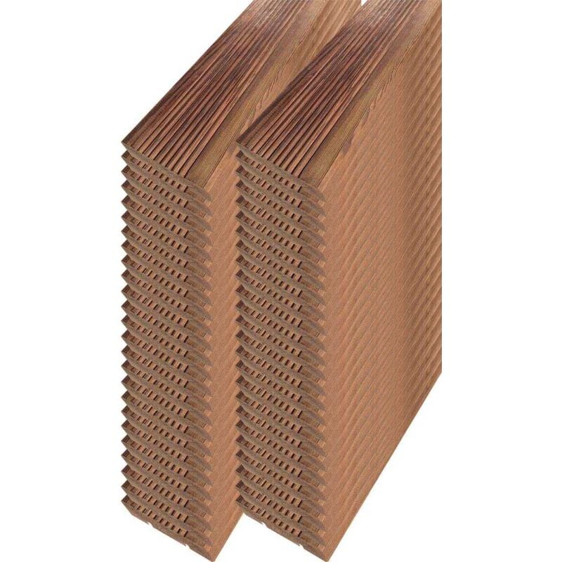 Lame bardage claire voie en pin sylvestre 210 x 4.5 cm Premium (Lot de 50) 4.5 m2