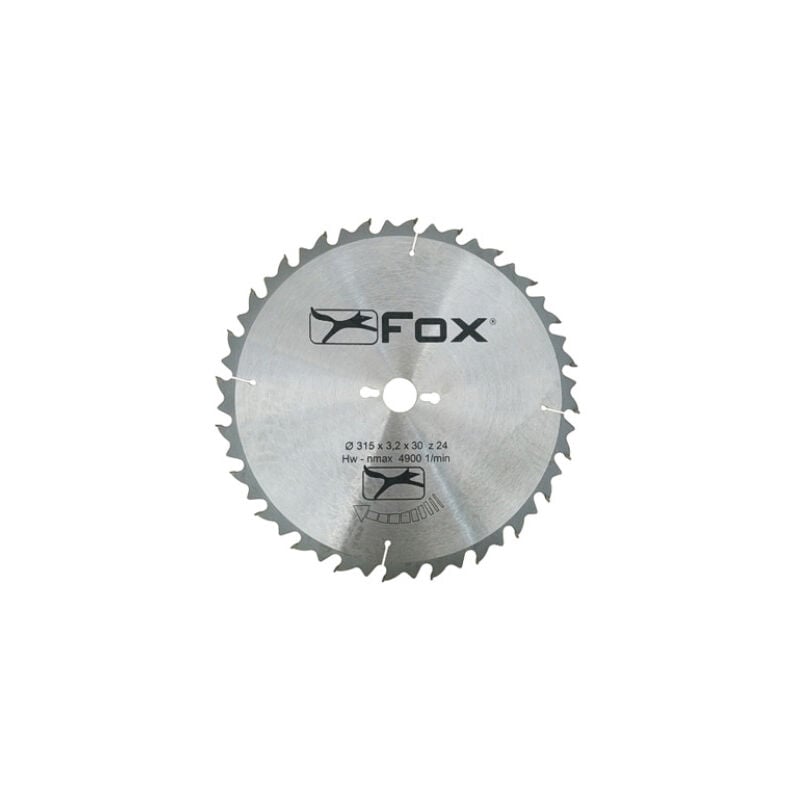 Lame bois ø 315x30 mm 24 dents Femi pour scie à onglet TS36-531 - 8025191302735