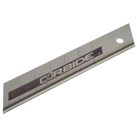 Stanley – Lames cutter 25mm carbure de tungstène pour coupes précises – Lot de 5 lames – Durabilité 5 fois supérieure – STHT011825