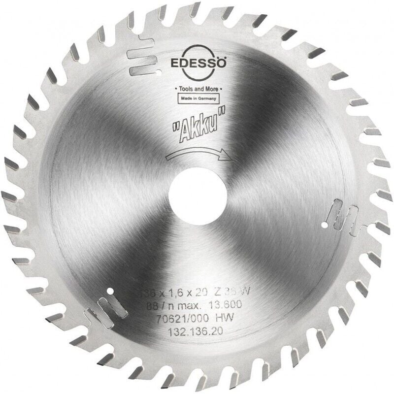 Edessö - Lame carbure Akku 136x1,6x20mm Z36 w