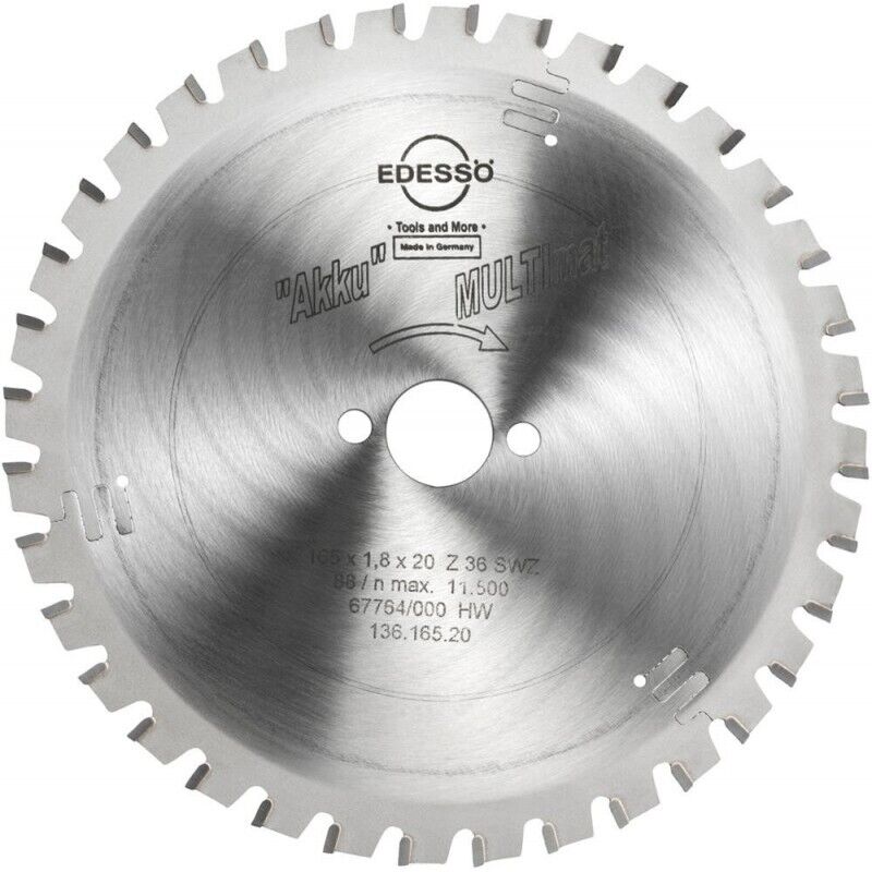 Edessö - Lame carbure Akku 165x1,8x20mm Z36 swz