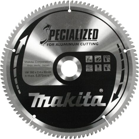 LAME CARBURE ALU 355x25MM 80D MAKITA A-02602