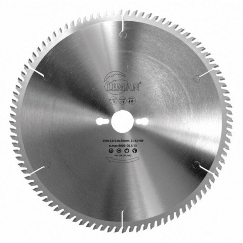 LEMAN  - Lame Carbure 350x30x108z Pos. Tp / Metaux Non-Ferreux