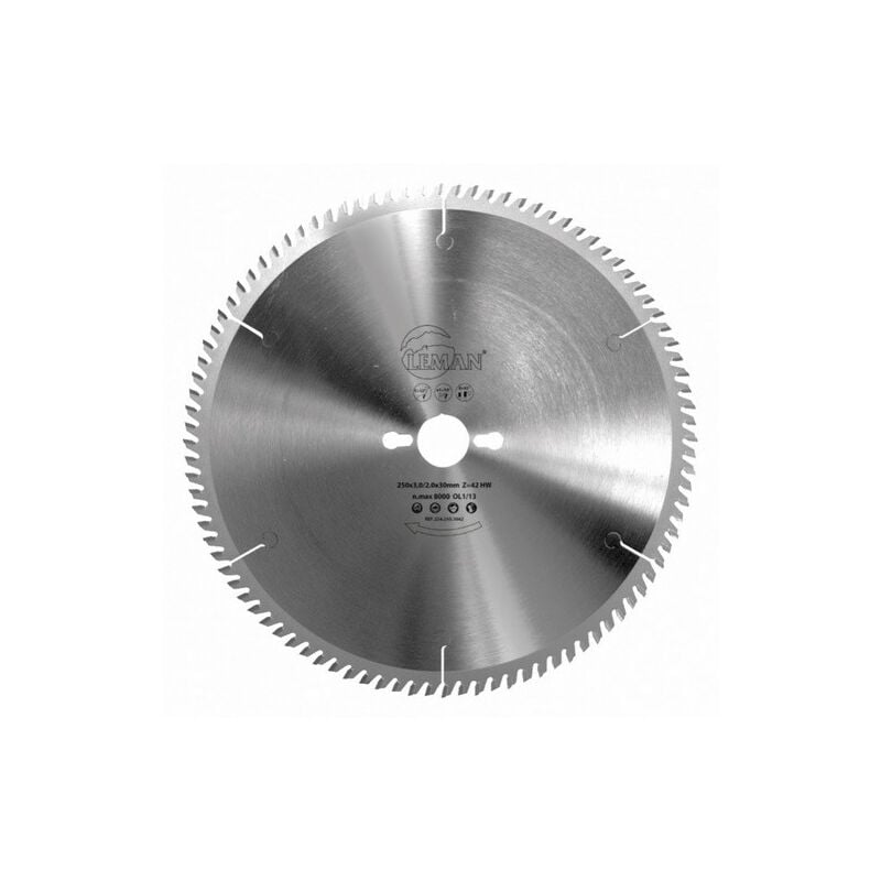 Leman - Lame Carbure 350x30x108z Pos. Tp / Metaux Non-Ferreux