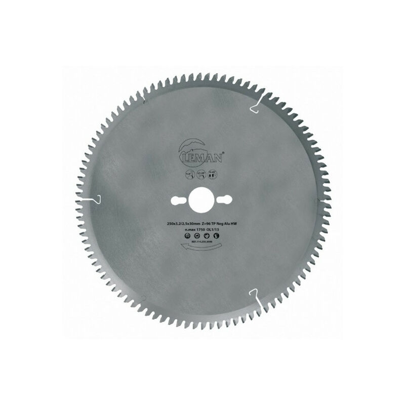 Leman - Lame Carbure 600x30x140z Neg. Tp / Metaux Non-Ferreux