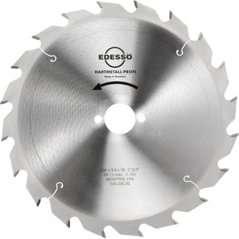 Lame carbure Profi 235x3,0x30mm Dent 20 F