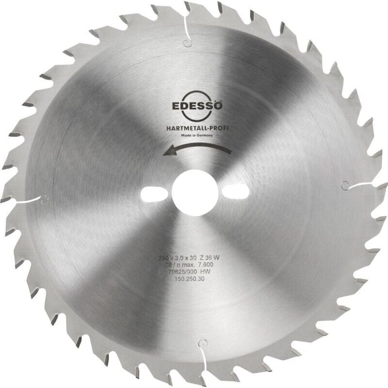 Edessö - Lame carbure Profi 250x3,0x30mm Dent 36 w