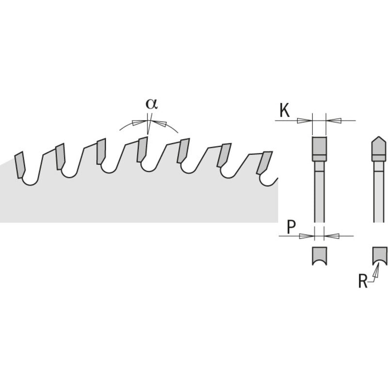 CMT - 287.034.06H lame circulaire 160X2.6/1.8X20 Z=34 hdf